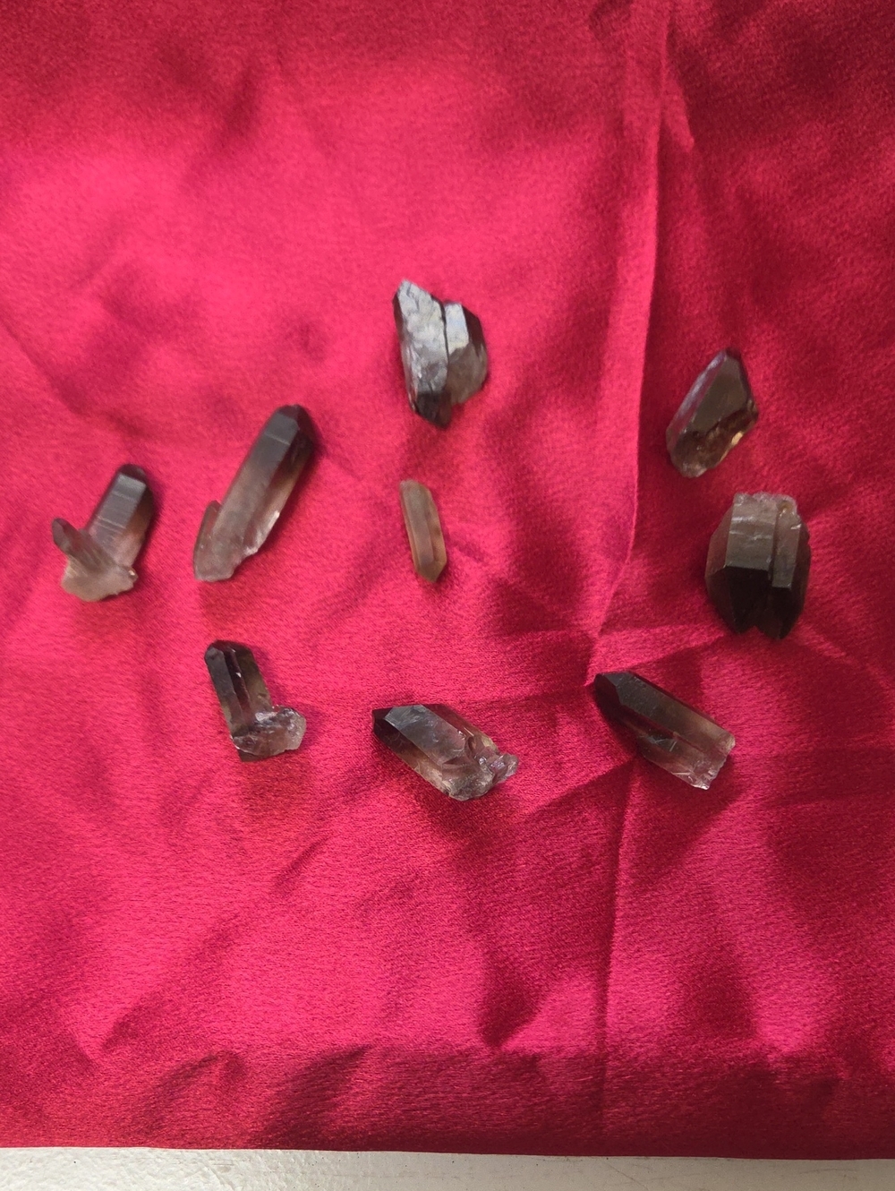 Smoky Quartz Crystal Points Natural Gemstones